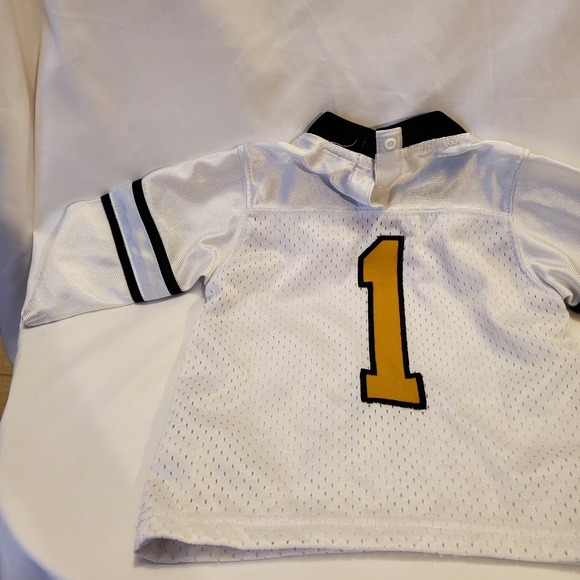 Nike Mizzou Missouri Tigers Football Jersey 3-6 Months White #1 - Picture 6 of 6